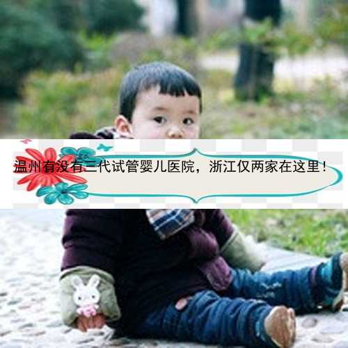 温州有没有三代试管婴儿医院，浙江仅两家在这里！